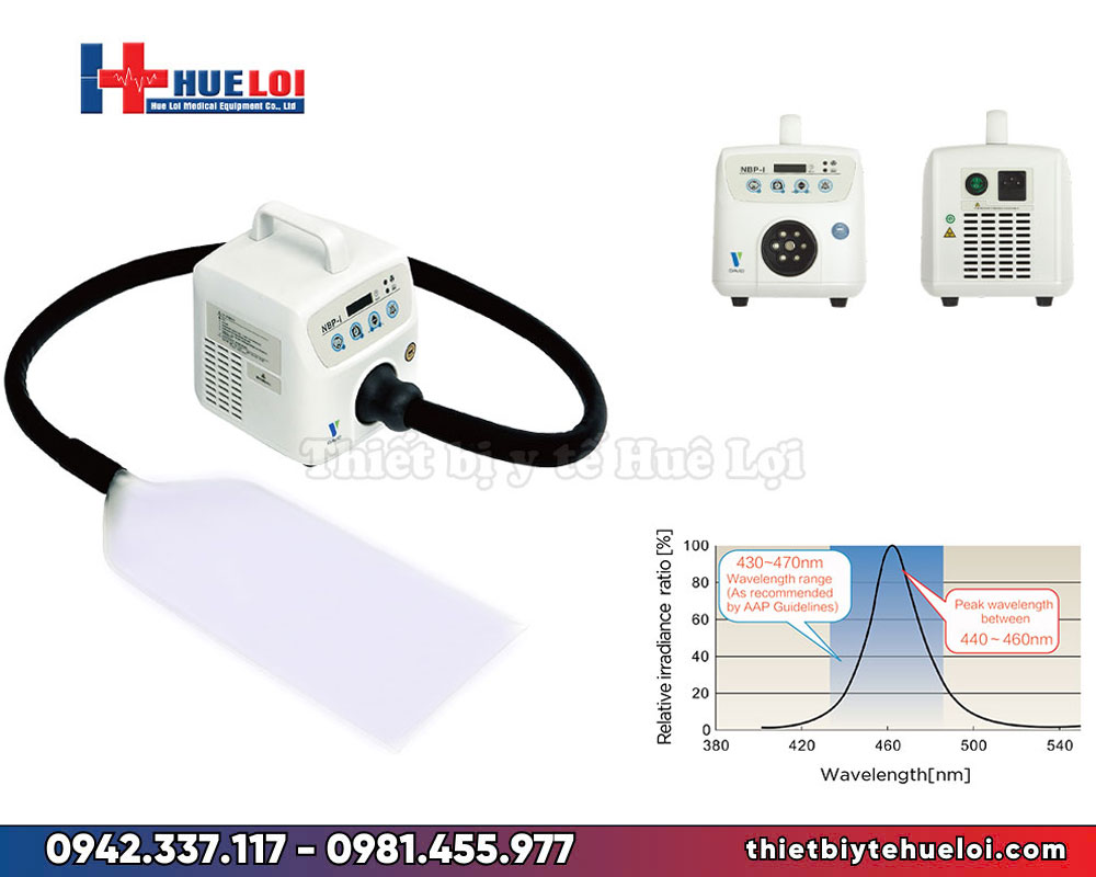 Nệm chuyên dụng cho điều trị vàng da trẻ sơ sinh